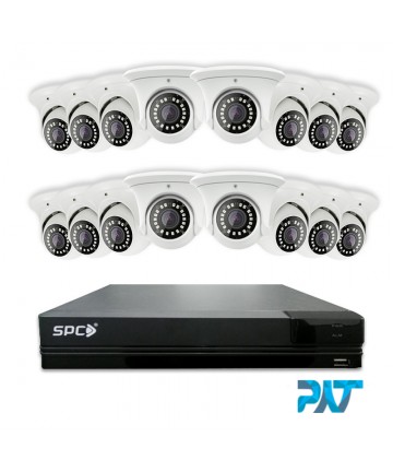 Paket CCTV SPC 16 Channel Ultimate 4 in 1 (DAY NIGHT COLOUR ON)